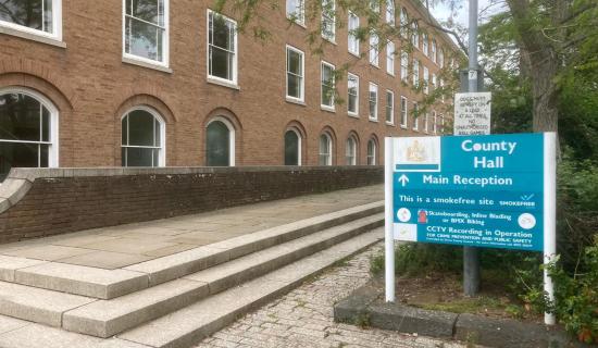 Devon County Council's County Hall (Image Daniel Clark)