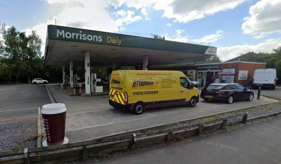 Morrisons filling station at Totnes (Image courtesy: Google Street View) 
