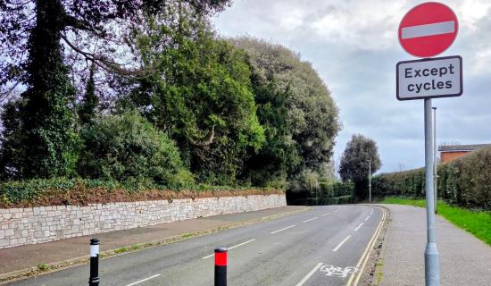 Dryden Road, Exeter (Image courtesy: Ian Frankum)