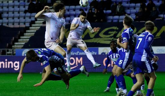 Argyle win at Wigan. Pic from PPAUK