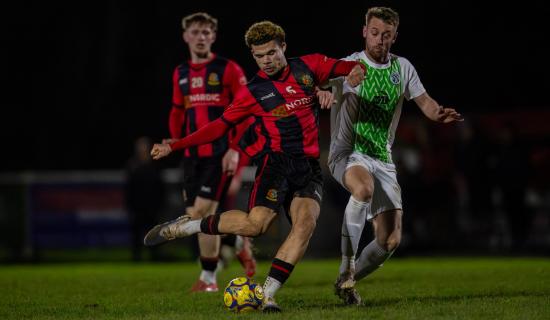 Tavistock shared the points with Mousehole in the mid-week clash (Image- Dave Crawford)