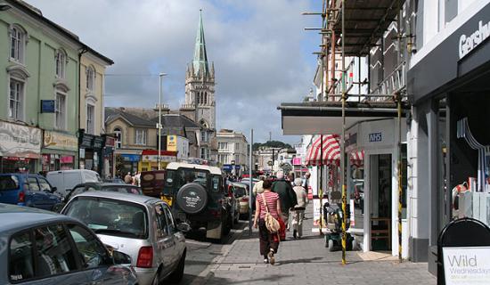 Newton Abbot town centre, pictured 2008 (Image: Martin Bodman)
