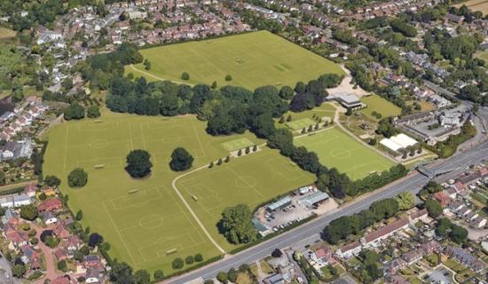 Exeter's King George V playing fields (Image courtesy: Exeter City Council)