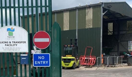 Newton Abbot waste transfer station (Picture courtesy: Teignbridge Council)