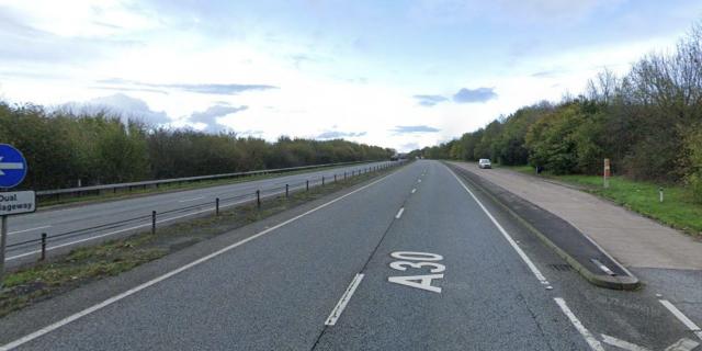  Investigation continues into late-night collision involving van and parked HGV at Fenny Bridges in East Devon (Image: Google Maps)