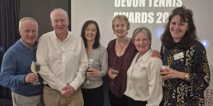 Celebrations at Devon Tennis Awards