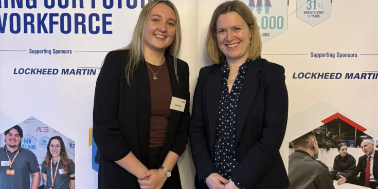 Rebecca Smith met with West Devon apprentice Sophia during National Apprenticeship Week (Image- Rebecca Smith MP)
