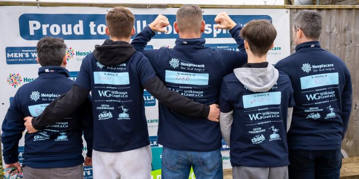 Record turnout for Hospiscare Men&rsquo;s Walk in Exeter