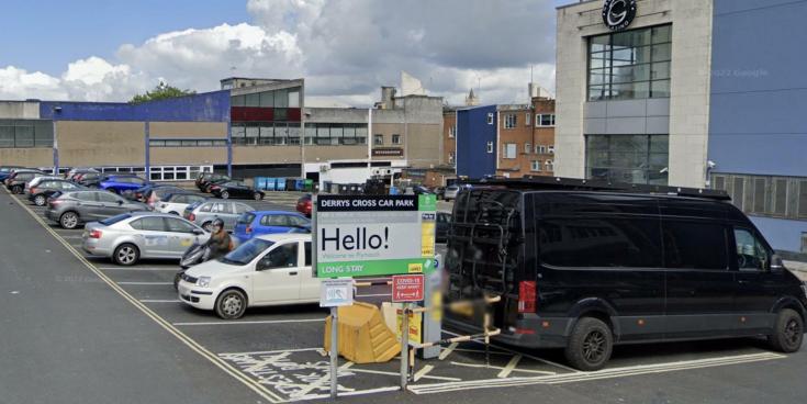 Derrys Cross Car Park is one of many council-owned city centre car parks set to be affected (Image- Google Maps)