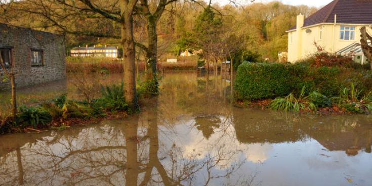 Councillors approved the flood action plan after severe winter storms caused flooding to homes across Devon (&copy; Copyright David Hawkings