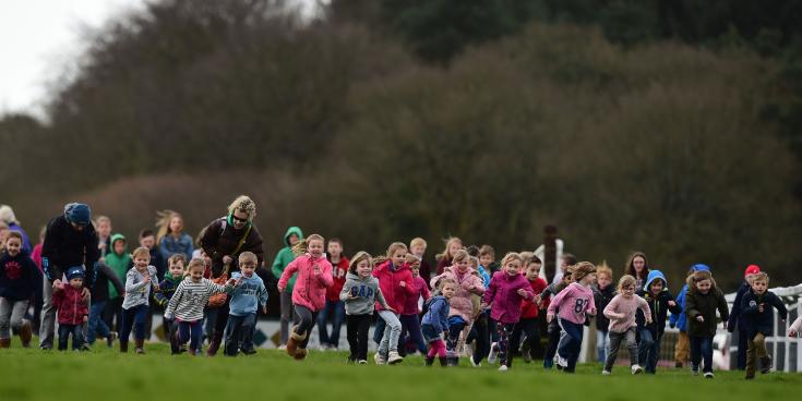 The children's running race has proved a popular event with families in the past (Image- Lucy Johnson/Exeter Racecourse)