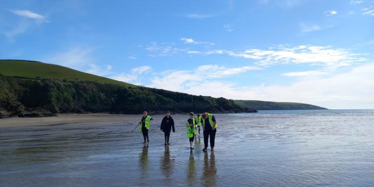 Children from The Promise School enjoying the sea and sunshine
