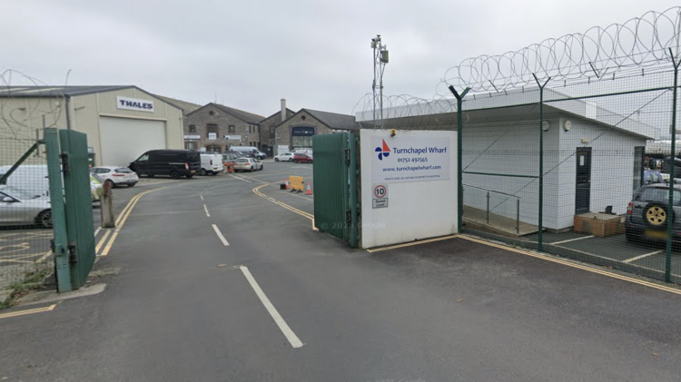 The MP questioned ministers about licensing rules impacting defence companies based at Turnchapel Wharf and the Cattewater Image- Google Maps