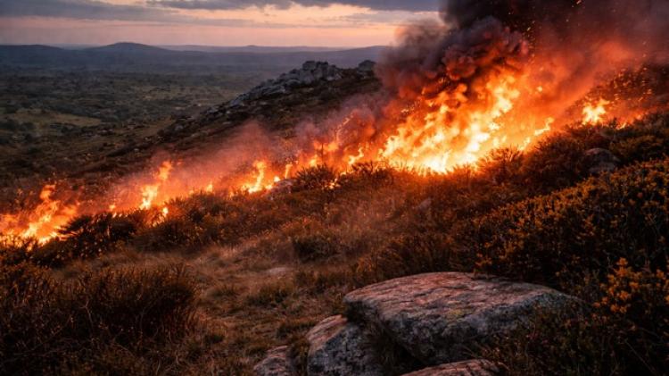 Dartmoor fires spark urgent warning from Police and Fire Crews (Image- Okehampton Police Facebook)