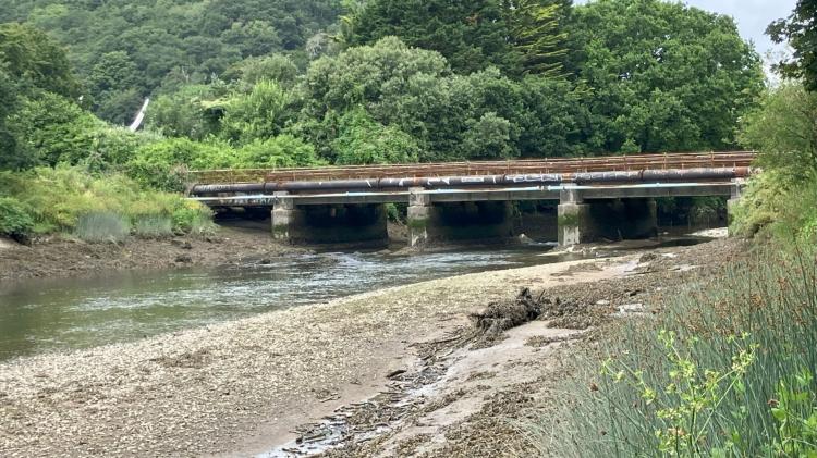 Engineering work on the River Plym railway bridge will affect routes in and out of Plymouth (Image- Network Rail)