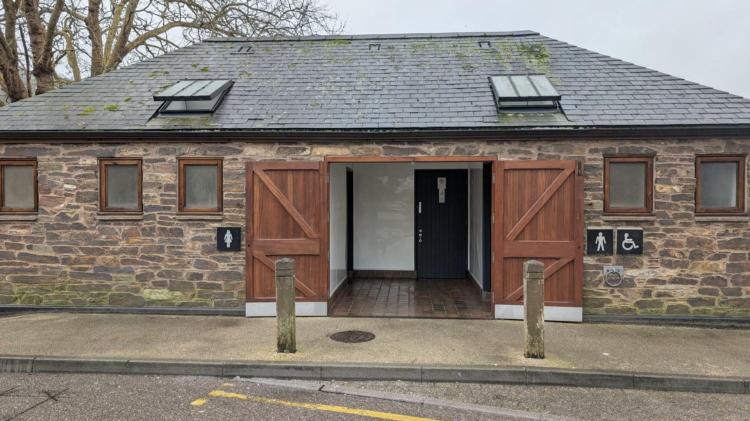 The public toilets at Steamer Quay, which have recently been refurbed (Image- SHDC)
