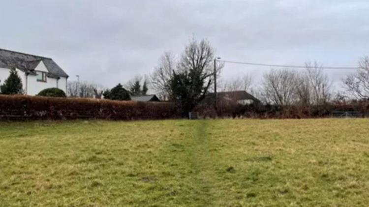 The site for homes at Lamerton. Image courtesy: West Devon Borough Council