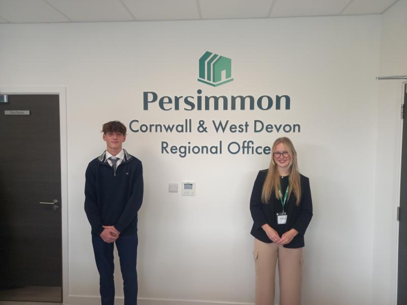 College students take work experience opportunity with local housebuilder