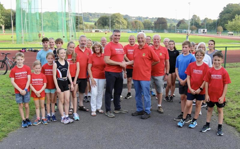 Tavistock AC cheque presentation