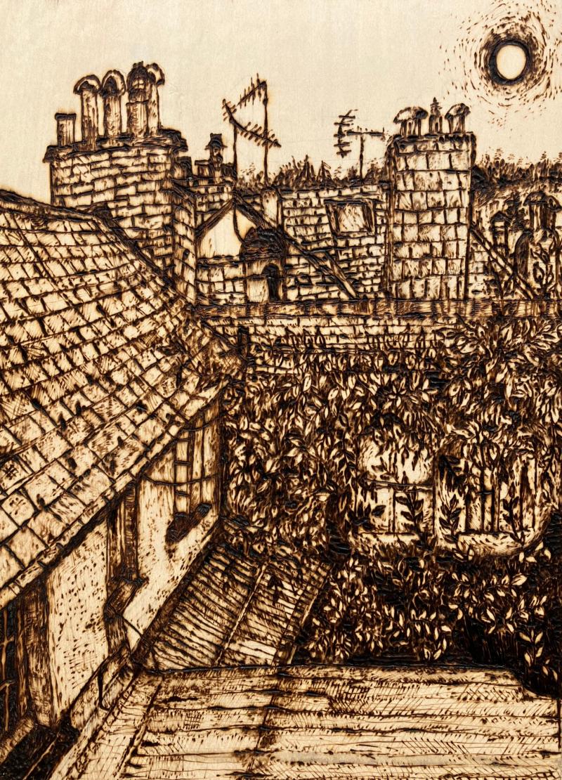 Devon’s young artists capture the rich textures of the landscape through mixed media