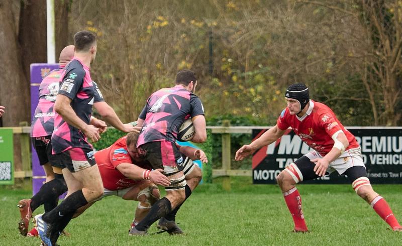 Barum beat Chew Valley. Pic from Bob Collins