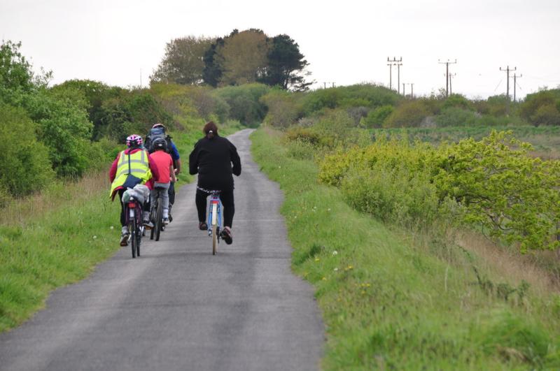 Cyclists on a section of the Tarka Trail - Credit: Lewis Clarke