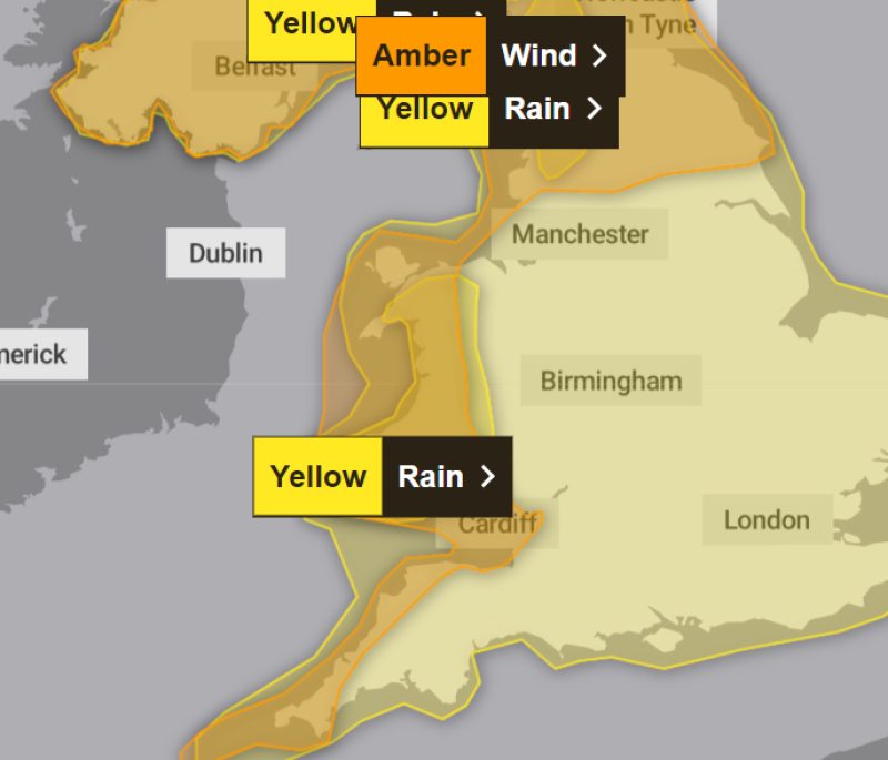 Met Office Warning