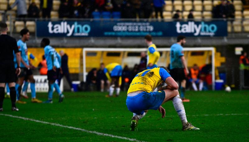 Dejection at Torquay United. Pic from PPAUK
