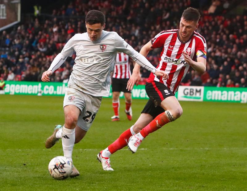 Lincoln v Exeter. Pic from PPAUK
