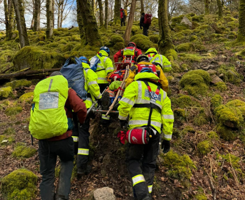 Police train in Dartmoor search & rescue