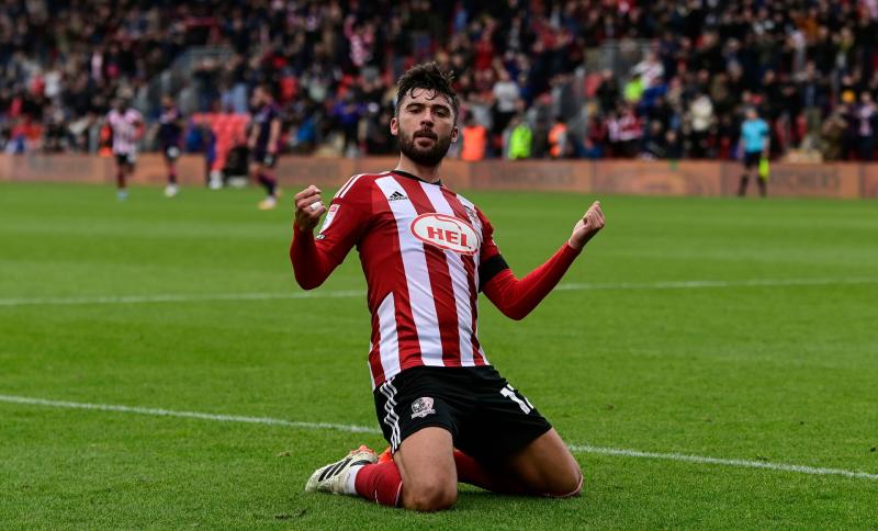 Goal celebrations for Reece Cole. Pic from PPAUK