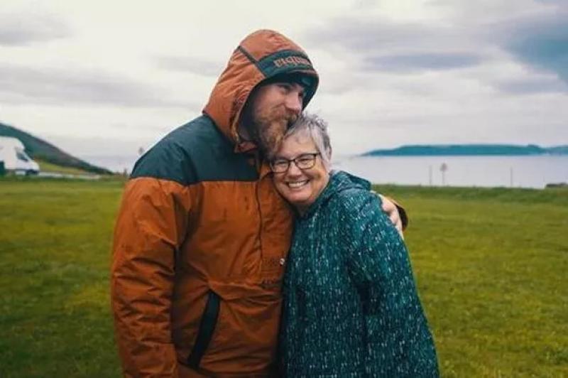 Jacob Roberts and his mum. Visuals by SW Productions