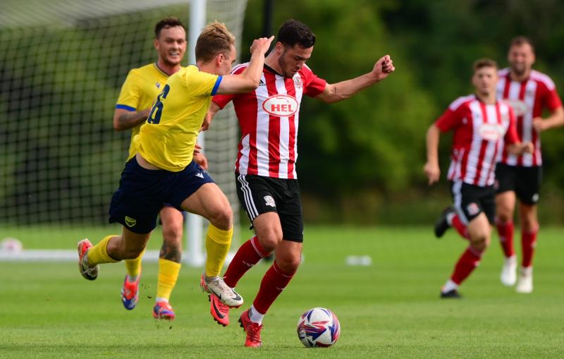Exeter pre-season game at Oxford. Pic from PPAUK