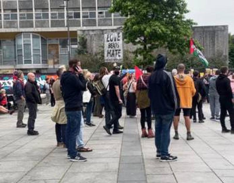 Six arrested after night of unrest in Plymouth
