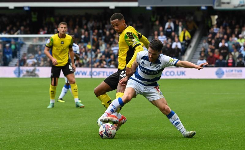 Argyle scrap for a point at QPR. Pic from PPAUK