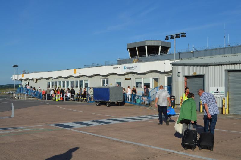 Exeter Airport named one of UK's top airports
