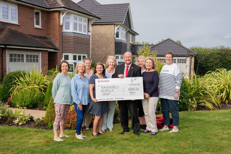Property developer donates to Okehampton choir 
