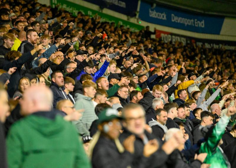 Joyful scenes at Home Park. Pic from PPAUK