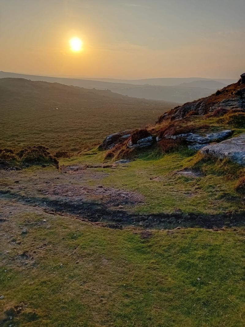 Nearly 2,000m of footpaths restored at Haytor