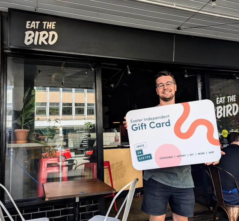 Exeter Independent Gift Card reaches £100,000 milestone