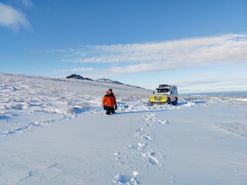 Dartmoor search and rescue team save stranded backpacker in blizzard