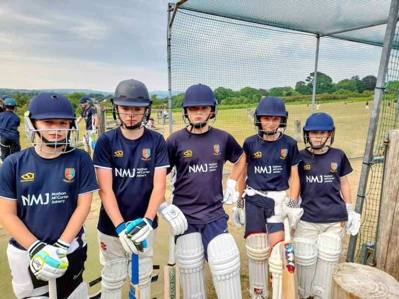 Youth players at Tavistock CC