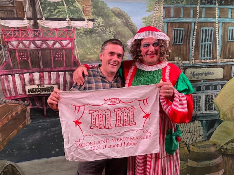 Moorland Merrymakers’ Dame bows out after 50 years of laughter