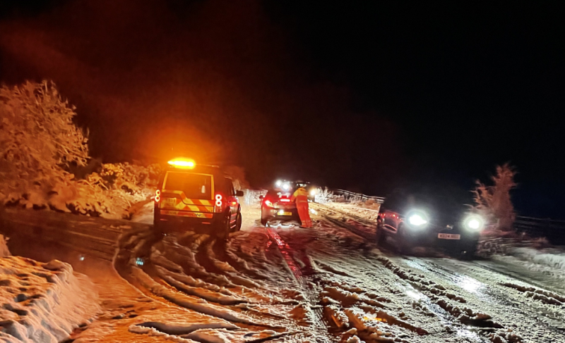 Response team member rescued in Dartmoor snowstorm