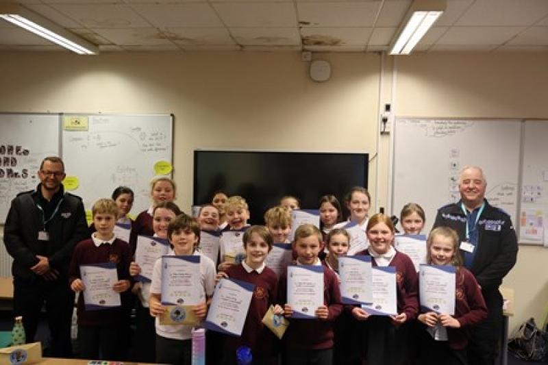Bovey Tracey children take a stand against hate crime
