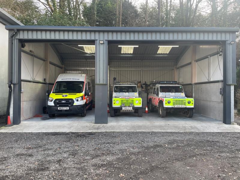 Tavistock rescue team celebrates new control vehicle and garage opening