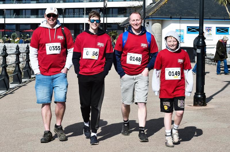 Dads and Lads walk for Rowcroft