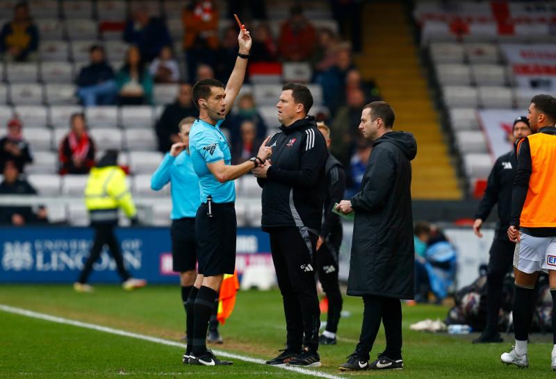 Red card for Gary Caldwell. Pic from PPAUK