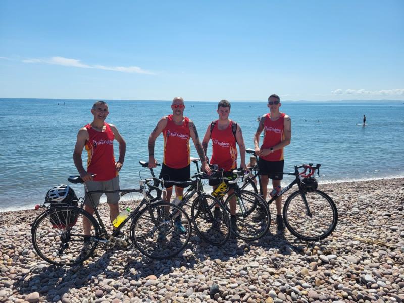 Chagford firefighters go Benidorm or Bust!