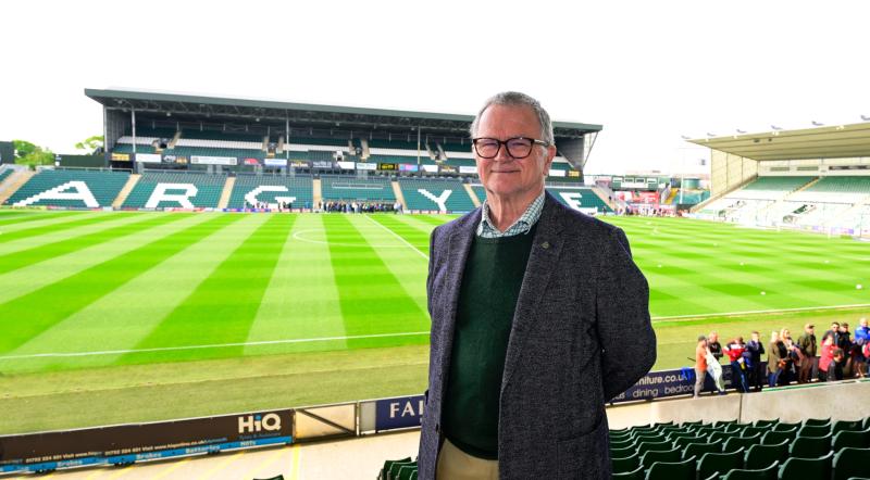 Plymouth Argyle chairman Simon Hallett. Pic from PPAUK